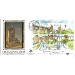 Terence Cuneo Famous artist signed 1989 Benham Industrial Archaeology official FDC BLCS44. Good