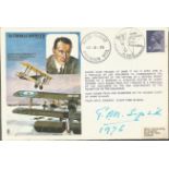 Tom Sopwith signed on his own Historic Aviators cover. Good Condition. All signed items come with