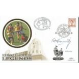 Pat Jennings signed Benham 1998 Wembley venue of legends FDC. Good Condition. All signed items