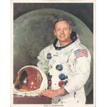 Neil Armstrong signed 10 x 8 WSS photo Apollo 11 Moonwalker. Good Condition. All signed items come