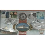 Water & Coast, Maritime Heritage Portsmouth Coin FDC PNC. 2000 millennium medal coin inset. 7/3/00