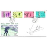 Tommy Horton golf champion signed 1978 Jersey Royal Golf Club FDC. Good Condition. All signed