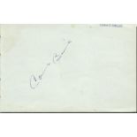 Count Basie signed large vintage autograph album page. Good Condition. All signed items come with