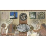 Art & Craft, fine art Picasso Coin Benham FDC PNC. 20 euro coin inset. 2/5/00 London SE1 postmark.