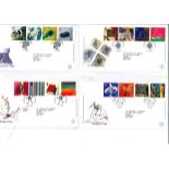 Stamps and First Day Covers Collection 4. Selection of GB FDCs GB commemoratives, Belgian 1958