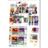 Israel stamp collection in stockbook. Mainly unmounted mint with full tabs and miniature sheets.