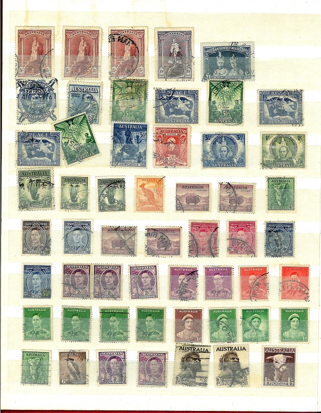 British Commonwealth stamp collection in red stockbook. Mint and used a lot prior to 1945. - Image 2 of 8