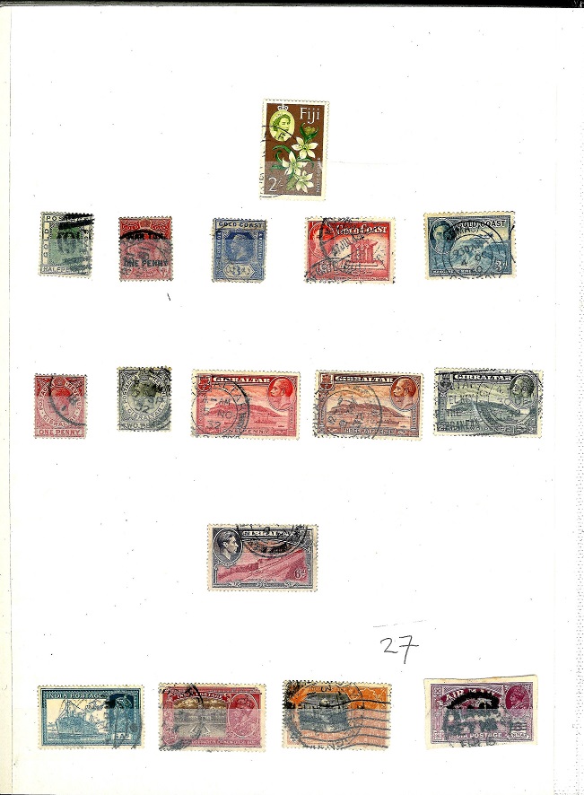 BCW and GB stamp collection in blue stockbook. High value catalogue stamps. Mixed conditions of mint - Image 2 of 6