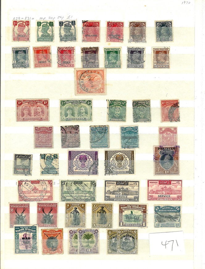 British Commonwealth stamp collection in red stockbook. Mint and used a lot prior to 1945. - Image 8 of 8