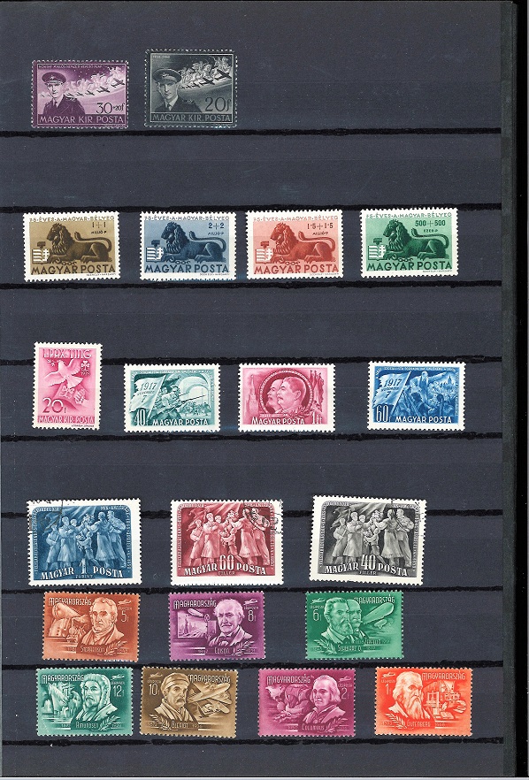 Stamp collection in brown stock book. Mint and used including Belgium and Germany. Cat value £ - Image 2 of 8