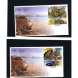 Israel FDC collection. 50 covers. Full tabs and miniature sheets. Includes 13/5/52 American