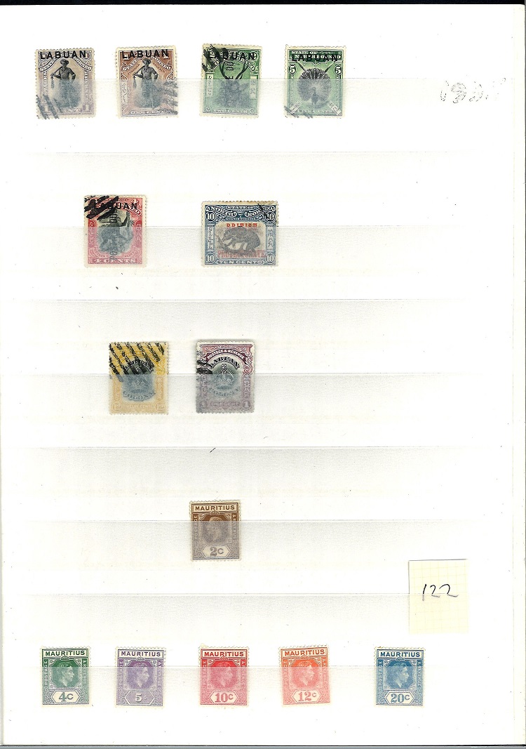 BCW and GB stamp collection in blue stockbook. High value catalogue stamps. Mixed conditions of mint - Image 3 of 6