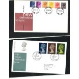 1975-1993 FDC GB low and high definitive collection. 26 covers. Many have neat typed address.