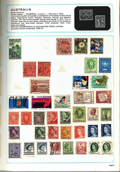 Stamp album collection. 2 albums housing stamps from around the world. Good Condition. All signed