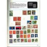 Stamp album collection. 2 albums housing stamps from around the world. Good Condition. All signed
