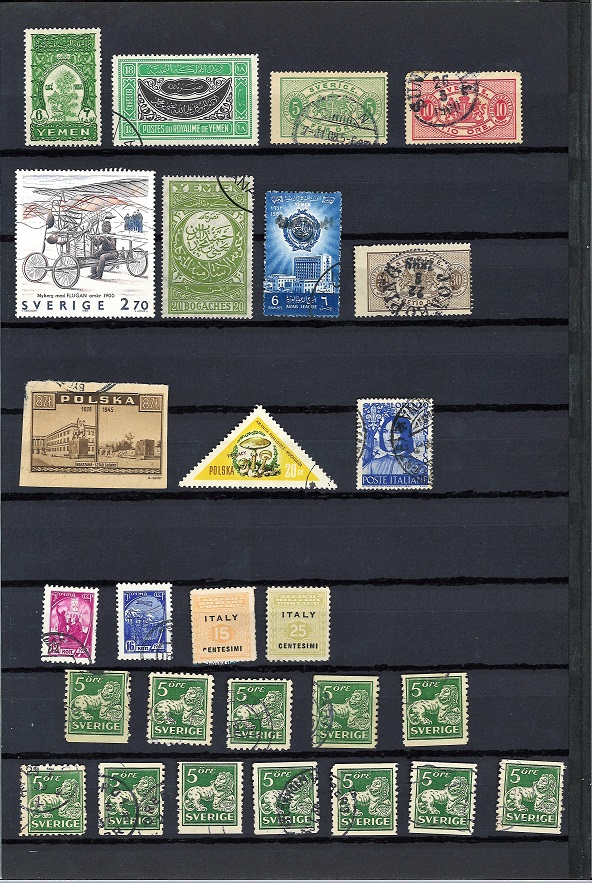 Stamp collection in brown stock book. Mint and used including Belgium and Germany. Cat value £ - Image 5 of 8