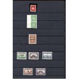 Stamps Fine assortment of Cinderella, tax and court fee labels, including Jersey, GB, India,