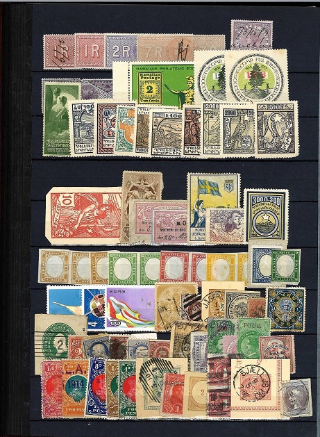 Stamps Fine assortment of Cinderella, tax and court fee labels, including Jersey, GB, India, - Image 8 of 8