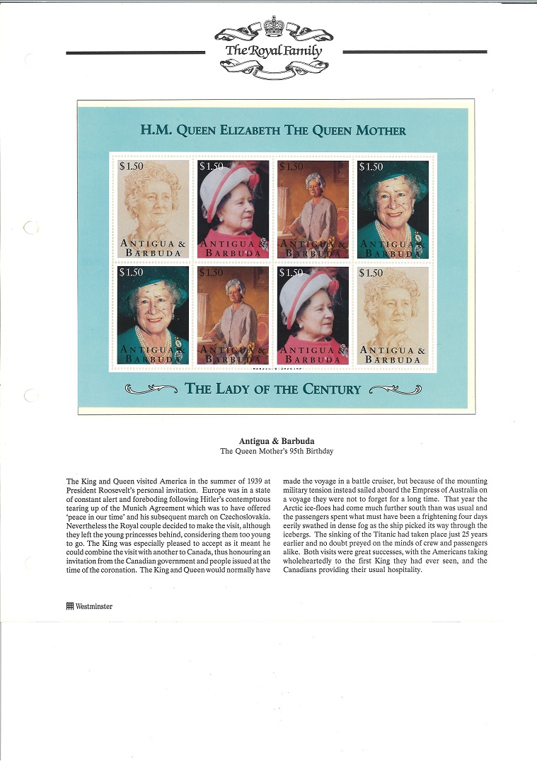 Queen Mother collection. Includes FDCs, unmounted stamps and miniature sheets. Mainly British - Image 3 of 7