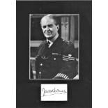 Jack Warner signature piece below b/w photo from Dixon of Dock Green. Good Condition. All signed