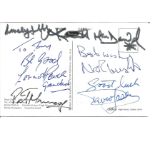 David Jason, Nicholas Lyndhurst, Lennard Pearce, Kenneth Macdonald and Patrick Murray signed British