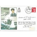 Otto Kretschmer the top WW2 Uboat ace signed 1978 Sqn Ldr Terence Bulloch Historic Aviators cover.