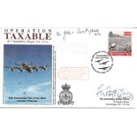 Sqn Ldr John V Cockshott DFC and F H A Watts DFC signed Operation Taxable cover. Operation Taxable