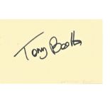 Small autograph book. Containing 30 signatures from the 1980's names include Tony Booth, Billy