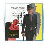 Leonard Cohen signed CD sleeve of Popular Problems. CD included. Good Condition. All signed items