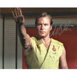 William Shatner signed 10x8 colour photo as Captain James T Kirk from Star Trek. Good Condition. All