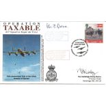 P F Durose and T H Nuttley signed Operation Taxable cover. Operation Taxable 617 Squadron Royal