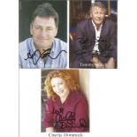 Ground Force collection. 3 6x4 colour card photos each individually signed by Alan Titchmarsh, Tommy