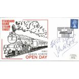 James Beck, John Laurie and John le Mesurier signed Standard gauge steam trust FDC. 3/6/73
