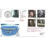 Richard Todd and Wg Comm P J Day signed The Dambusters British film year FDC. BFPS 8/10/85 postmark.