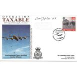 A W Joplin signed Operation Taxable cover. Operation Taxable 617 Squadron Royal Air Force. 50th