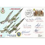 Red Indians Air Display Team signed 1978 Biggin Hill Air Fair cover. Flown by the team in a