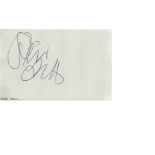 Small autograph book. 30 signatures on back to back pages, some dedicated. Includes Steve Ovett,