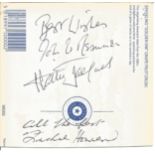 Hattie Jacques, John le Mesurier and Frankie Howerd signatures on reverse or promotional card for