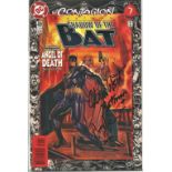 Adam West signed Contagion Batman shadow of the bat comic. Signed on front cover, he has added a