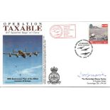 R Briars signed Operation Taxable cover. Operation Taxable 617 Squadron Royal Air Force. 50th