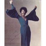 Lena Horne signed 10x8 colour photo. African American singer, dancer, actress, and civil rights