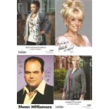 Eastenders signed 6x4 colour promo collection. 14 photos includes Shane Richie, Rudolph Walker, June