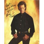 Randy Travis signed 10x8 colour photo. American country music and Christian country music singer,