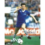 Football Trevor Steven 12x8 signed colour photo pictured playing in the 1985 Cup winners cup final