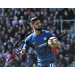 Olivier Giroud Signed Chelsea 8x10 Photo. Good Condition. All signed items come with our certificate