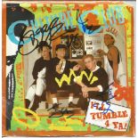 Boy George and Culture Club signed 45rpm record sleeve for I'll tumble 4 ya. Record included.