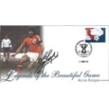 Kevin Keegan signed Legends of the Beautiful Game FDC. 15/5/04 Liverpool FC postmark. Good