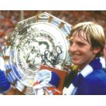 Football Gary Stevens 10x8 signed colour photo pictured with the Community Shield (charity