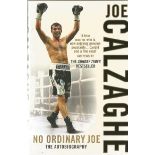 Joe and Enzo Calzaghe signed No ordinary Joe the autobiography paperback book. Signed on inside