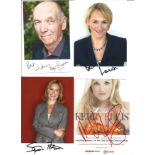 Assorted signed collection. 30+ items. Names include Nicola Duffett, Louise Minchin, Sophie Raworth,